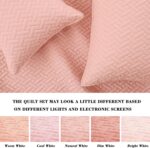 Exclusivo Mezcla Full Queen Size Quilt Bedspreads with Basket Weave Pattern, Sof... - Image 7
