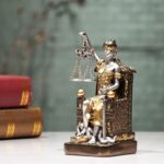 Dual-Purpose Goddess of Justice Resin Bookend & Decor Statue - Realistic Lady Ju... - Image 6