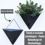 LaLaGreen Wall Planters for Indoor Plants - 2 Pack, 12 Inch Large Self Watering ... - Image 4
