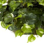Nearly Natural 15in. Pothos Ledge Plant (Set on Foam) Silk Plant,Green - Image 8