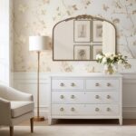 Besdomus Gold Large Arched Mirror: 40"x29" French Baroque Vintage Mirror - Tradi... - Image 9