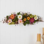 Nearly Natural 4665 Mixed Mini Peony Centerpiece Silk Flower Arrangement,10"D x ... - Image 3