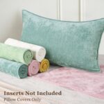 decorUhome Summer Couch Throw Pillow Covers 12x20 Set of 2, Decorative Soft Velv... - Image 8