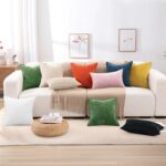 decorUhome Summer Couch Throw Pillow Covers 12x20 Set of 2, Decorative Soft Velv... - Image 9