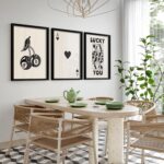 Heiple Framed Set of 3 Poker Wall Art Lucky You Poster, Trendy Retro Print Wall ... - Image 7