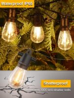 Svater Outdoor String Lights 200 FT, Patio Lights for Outside with Shatterproof ... - Image 3