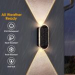 Solar Fence Lights Outdoor - 3000/4000/6000K 3 Modes, IP65 Waterproof Fence Ligh... - Image 5