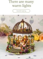 DIY Miniature House Kit,Green Garden Mini House Building Kit with LED & Furnitur... - Image 3
