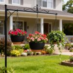 UOUZ Set of 3-10 Inch Self Watering Hanging Planters for Indoor Outdoor，Hanging ... - Image 3