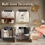 Gold Leaf Home Decor Set - Metal Leaves Statues, Modern Artistic Sculptures for ... - Image 5