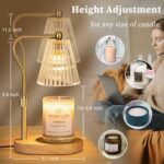 seenlast Candle Warmer Lamp with Timer Dimmer Adjustable Height for New Home Bed... - Image 5