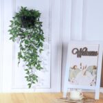 Artificial Hanging Plants,2 Pack Fake Wall Plants,Faux Mandala Vines Potted Plan... - Image 6