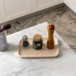 Koville Romano Travertine Tray, 12"x8" Natural Stone Vanity Tray for Countertop ... - Image 7