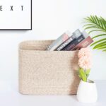 MINTWOOD Design 3-Pack Decorative Woven Storage Baskets for Shelves, Cube Bin Bo... - Image 3