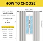Velvet Curtains 84 inches Long for Living Room Blak Gold,2 Panels Blackout Curta... - Image 6