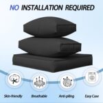 Outdoor Cushions for Patio Furniture,14Pieces Water-Resistant Replacement Cushio... - Image 7