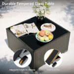Aoxun Patio Furniture Set, 7 Piece Outdoor Sectional Sofas with Waterproof Cover... - Image 6