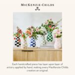 MACKENZIE-CHILDS Tall Enamel Vase, Unique Flower Vase, Bouquet Vase Decor for Li... - Image 6