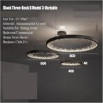 Modern Led Ceiling Chandelier for Living Room Crystal Hanging Lamp Luxury Home D... - Image 3
