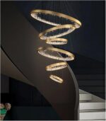 Modern Led Ceiling Chandelier for Living Room Crystal Hanging Lamp Luxury Home D... - Image 4