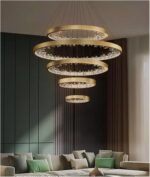 Modern Led Ceiling Chandelier for Living Room Crystal Hanging Lamp Luxury Home D... - Image 5