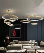 Modern Led Ceiling Chandelier for Living Room Crystal Hanging Lamp Luxury Home D... - Image 7
