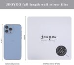 JEOYOO Wall Mirror Full Length, on Door Mirrors, Cheap Mirror Acrylic, shatterpr... - Image 4