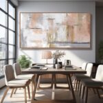Kureful Large Painting Gold Abstract Wall Art for Living Room Bedroom Office Mod... - Image 6