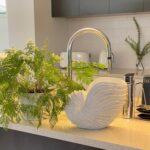 Nautilus Shell Sculpture - Replica Beach Themed Ocean Decor for Home - Rustic Wh... - Image 3