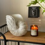 Nautilus Shell Sculpture - Replica Beach Themed Ocean Decor for Home - Rustic Wh... - Image 6