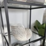 Nautilus Shell Sculpture - Replica Beach Themed Ocean Decor for Home - Rustic Wh... - Image 9