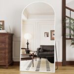 OGCAU 76"x34" Arched Full Length Mirror, Hanging Leaning or Standing Full Body M... - Image 3