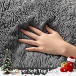 Ophanie Area Rugs for Bedroom Living Room, Grey Fluffy Fuzzy Shag Shaggy Soft Pl... - Image 5