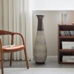 Large Hand-Woven PVC Rattan Floor Vase, 39.3 Inch Tall Home Decor Floor Vase for... - Image 7