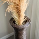 Large Hand-Woven PVC Rattan Floor Vase, 39.3 Inch Tall Home Decor Floor Vase for... - Image 8