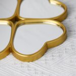 Small Decoritive Heart Wall Mirrors Set of 3, Decorative Four-Leaf Clover Mirror... - Image 5