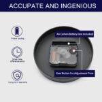 DIY Wall Clock, 3D Mirror Stickers Large Frameless Wall Clock Modern Design Watc... - Image 4