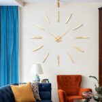 DIY Wall Clock, 3D Mirror Stickers Large Frameless Wall Clock Modern Design Watc... - Image 6