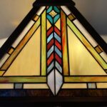 Capulina 26" Modern Tiffany Table Lamp - Picasso Abstract Stained Glass Desk Lam... - Image 5