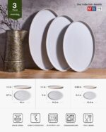 famiware Serving Platter, 16/14.6/12.9 Inch Serving Dishes for Entertaining, Par... - Image 3