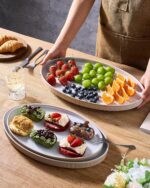 famiware Serving Platter, 16/14.6/12.9 Inch Serving Dishes for Entertaining, Par... - Image 4