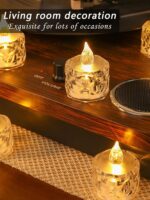 24PCS Flameless LED Candles - Battery Operated Votive Lights for Wedding Centerp... - Image 5