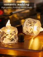 24PCS Flameless LED Candles - Battery Operated Votive Lights for Wedding Centerp... - Image 6