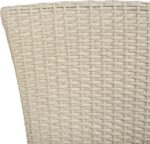 SAFAVIEH Outdoor Patio Furniture Collection Edna 3-Piece Lounge Set with Beige F... - Image 5