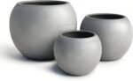 DTY Mount Sherman 16.1'' D x 13.6'' H (Pot Opening 11.8") Fiberstone Round Plant... - Image 3
