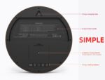 Digital Wall Clock with Date, Indoor Temperature, Auto-DST, Battery-Operated Dig... - Image 4