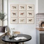 LOARTVE 9Pcs Vintage Horse Canvas Wall Art Posters,Farmhouse Horse Art Prints Ru... - Image 5