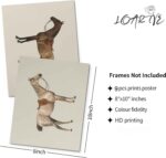 LOARTVE 9Pcs Vintage Horse Canvas Wall Art Posters,Farmhouse Horse Art Prints Ru... - Image 7