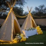 Etinga 100 LED String Lights 33ft Warm White, Plug in Fairy Lights with 8 Lighti... - Image 4