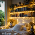 Etinga 100 LED String Lights 33ft Warm White, Plug in Fairy Lights with 8 Lighti... - Image 5